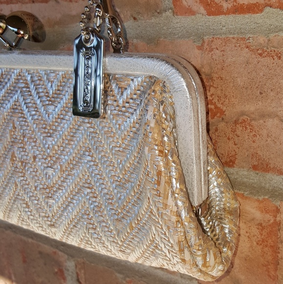 💎Coach Amanda Darcy Chain Clutch Hand Bag💎. - Picture 7 of 7
